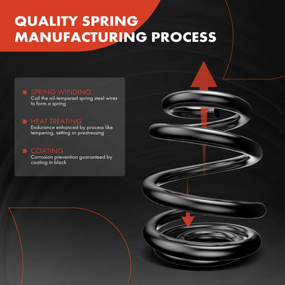 Front Coil Spring Pair for Nissan Quest 2011-2016