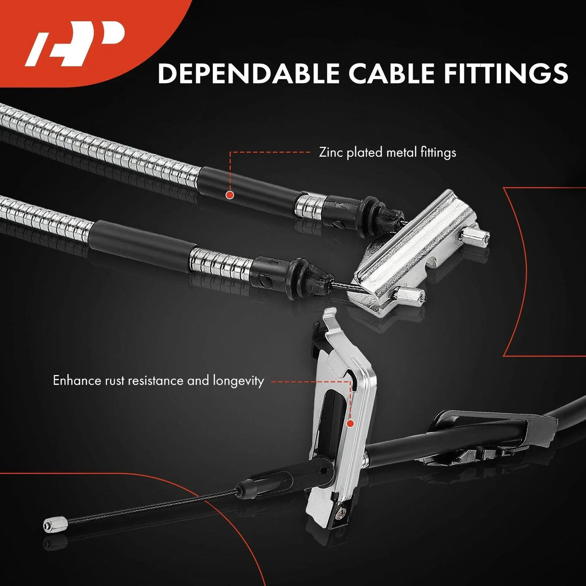 Intermediate Brake Cable for Ford Focus 2000-2007