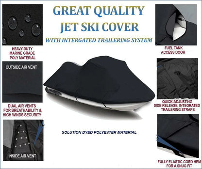 Trailerable Cover for Sea Doo JetSki GTR 230 215 (2012–2019)