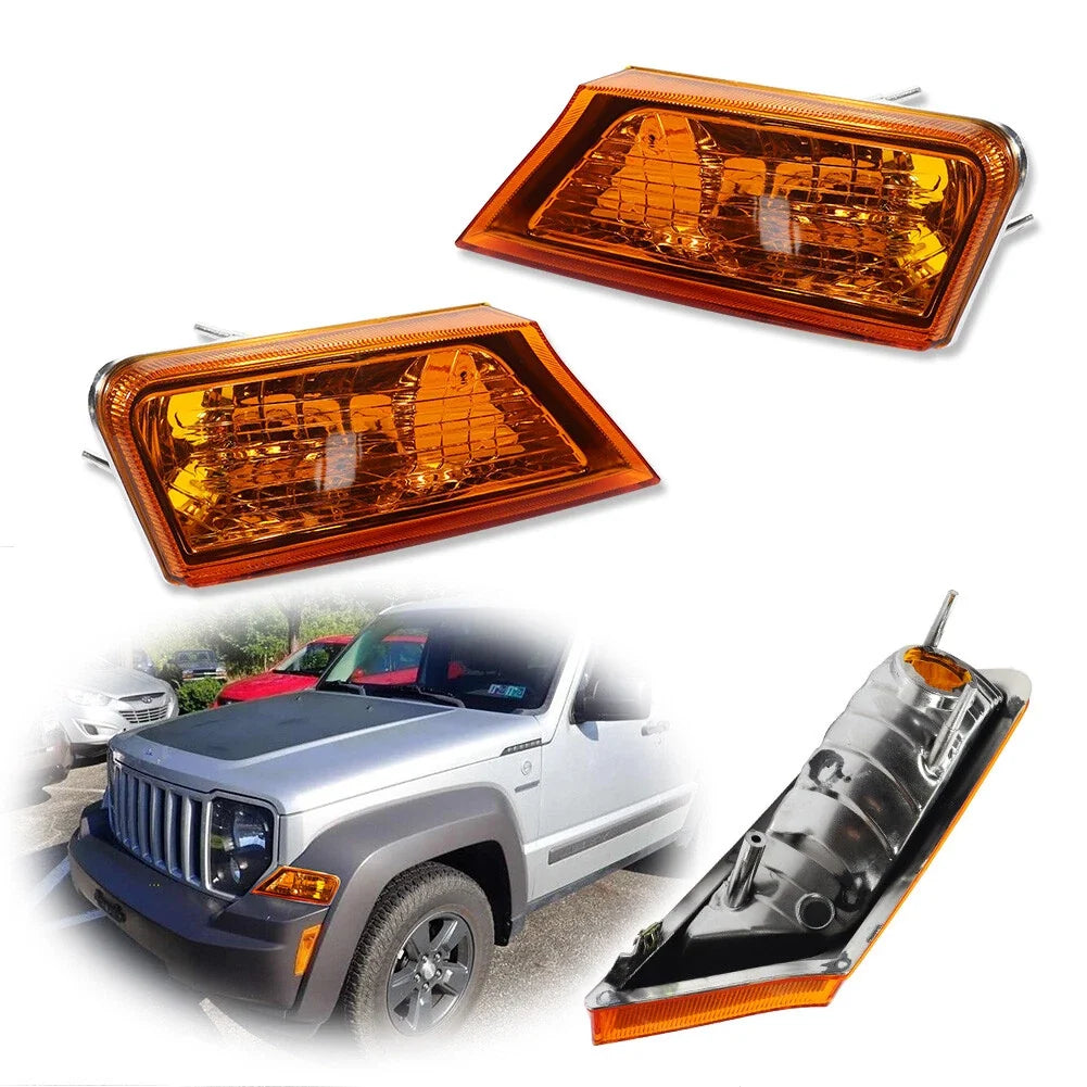 Amber Fender Mounted Corner Parking Signal Light for Jeep Liberty (2008–2012)