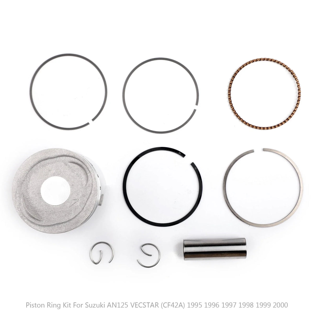 Piston Kit 52.00mm for AN-125 Suzuki Burgman (1995–2000) 12111-20E03-0F0