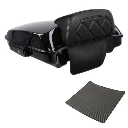 Backrest Pad Razor for Touring Harley Road King Glide 2014-2026 Black