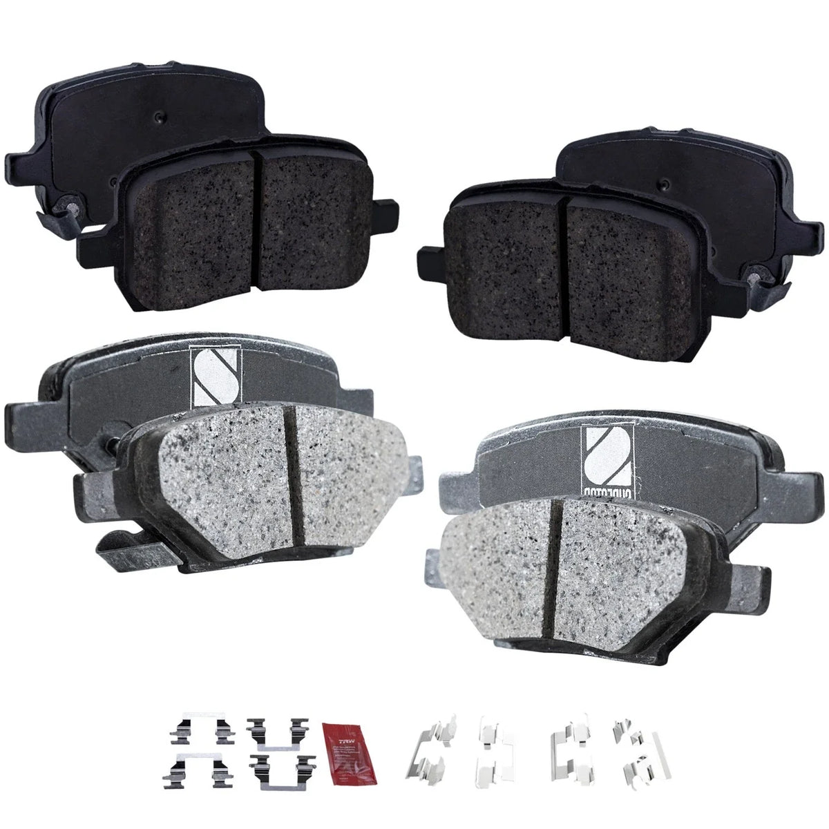 Front & Rear Brake Pad Set for 2004-2012 Chevrolet Malibu