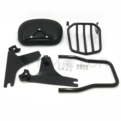 Luggage Rack with Sissy Bar Backrest for Harley Softail FXST 2000-2023