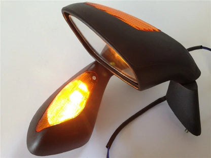 Turn Signal Mirrors - Black Color for 2004-2008 RSV 1000
