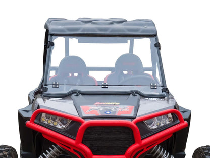 Clear Flip/Fold Down Windshield for RZR 900 2015-2023 - Scratch Res.