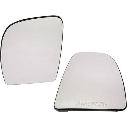 Driver & Passenger Side Upper Mirror Glass for Ram ProMaster 2500 2014-2023