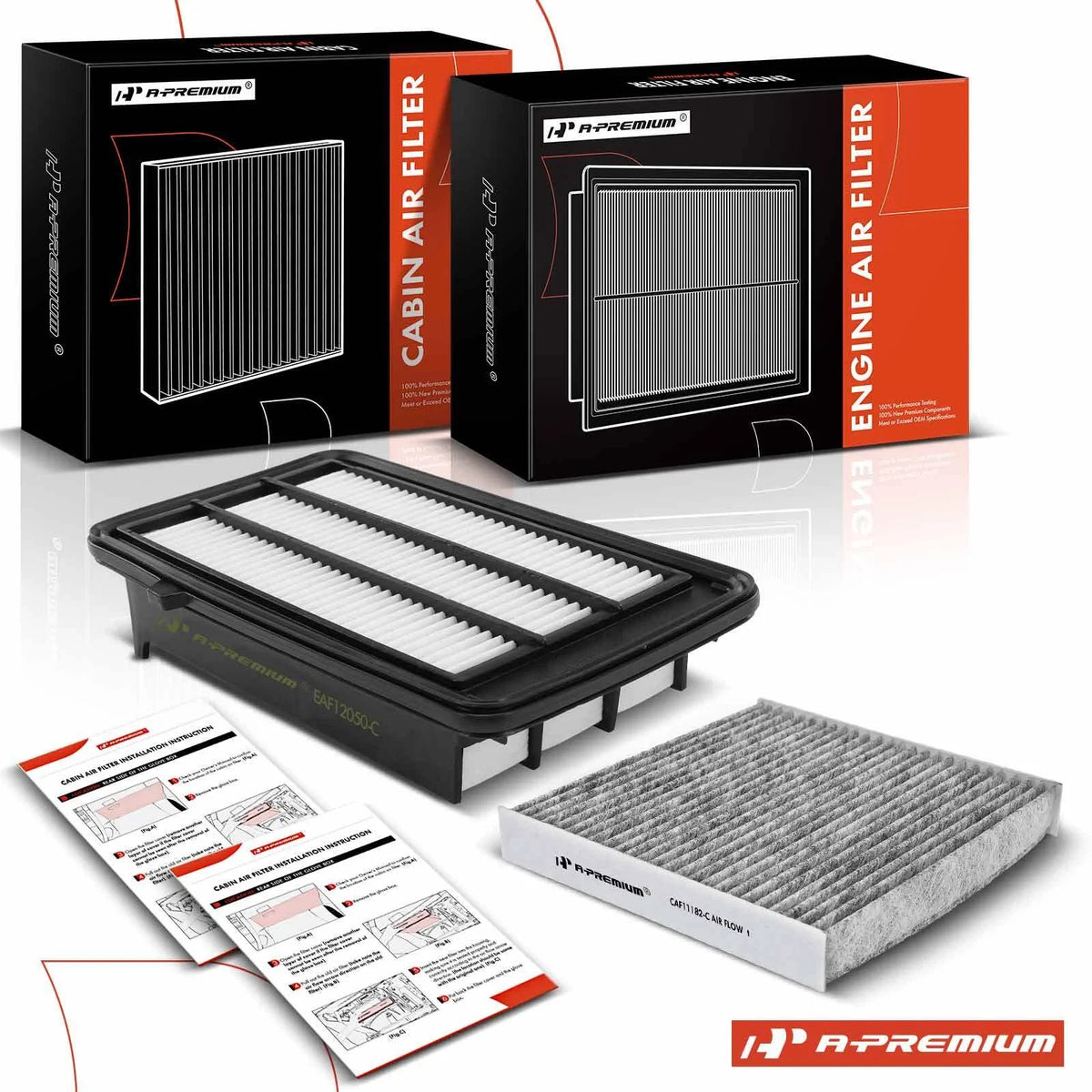 Engine & Activated Carbon Cabin Air Filter for Honda CR-V (2017–2022)