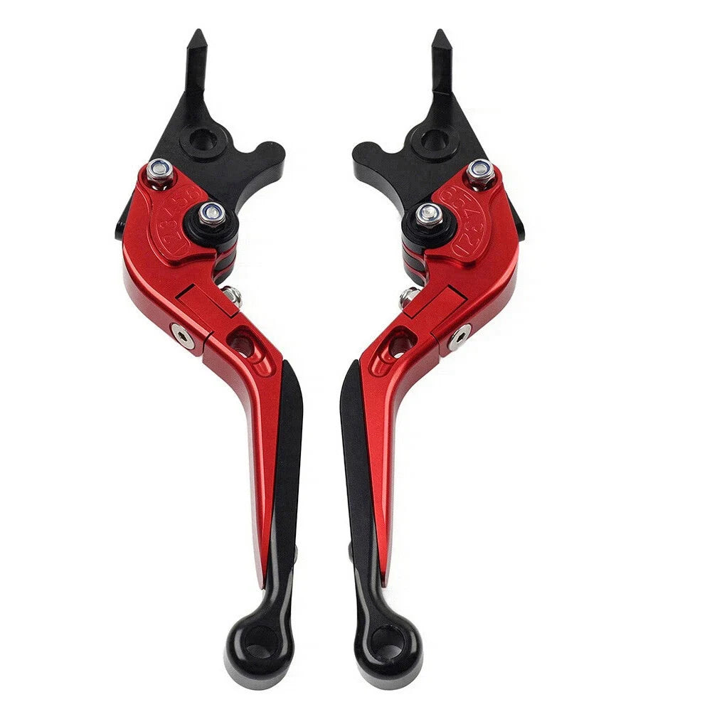 CNC Extendable Brake Clutch Levers for Yamaha YZF R3 R25 MT-03 (2015–2023) Red