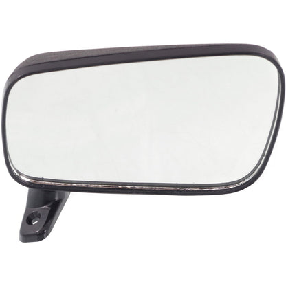 Manual Remote Mirror for Volkswagen Jetta (1980–1984) Right Side Textured Black