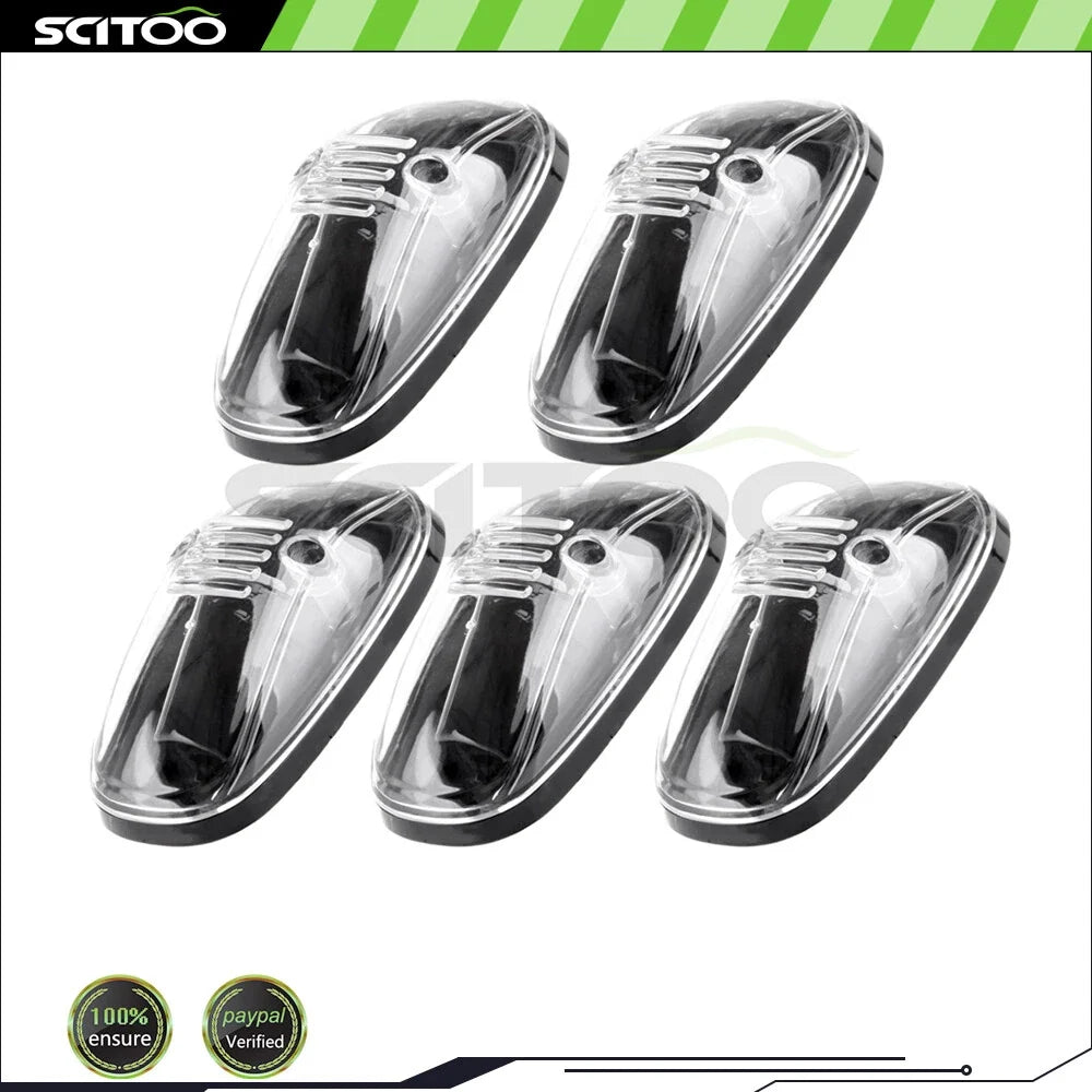 5X Clear Cab Marker Lights for 1999–2002 Dodge Ram 2500 3500