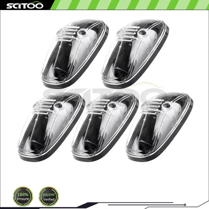 5X Clear Cab Marker Lights for 1999–2002 Dodge Ram 2500 3500