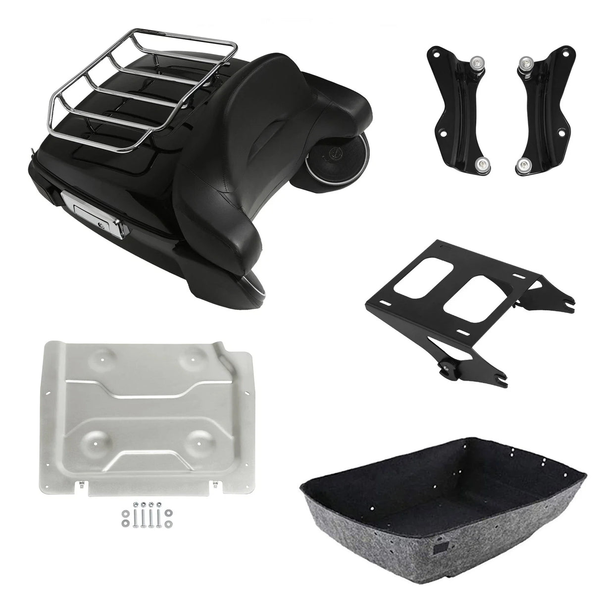 LED Light Speakers Mounting Plate for Harley Touring (2014-2026)