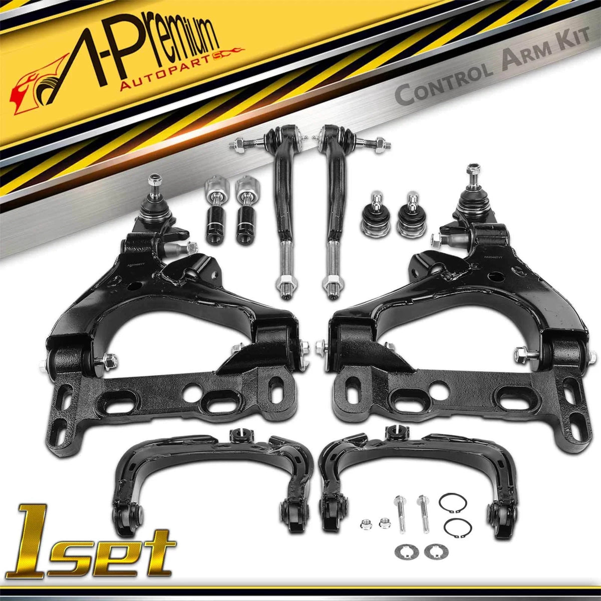 10x Control Arm with Ball Joint Tie Rod for Chevrolet Trailblazer (2002–2009)