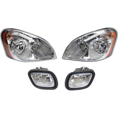 Headlight Kit for Freightliner Cascadia (2008–2017) 4pc