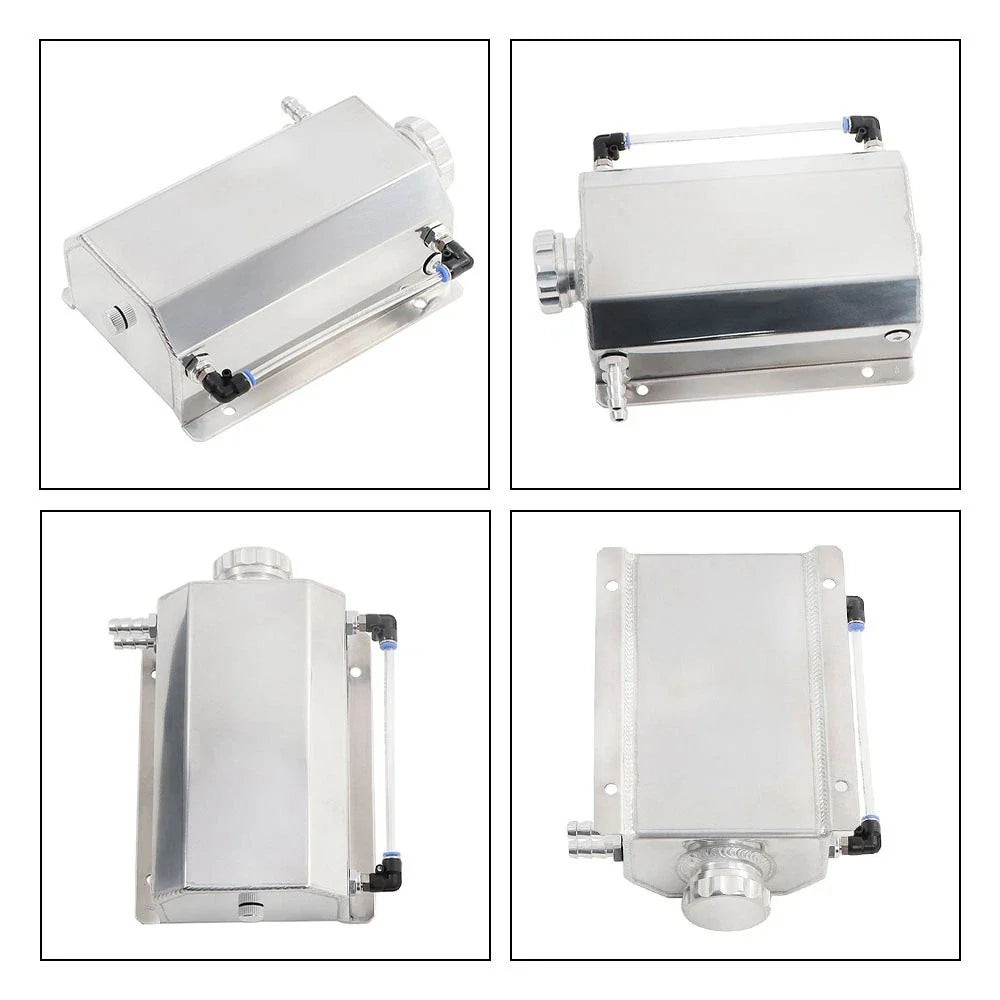 2L Universal Aluminum Coolant Overflow Tank Bottle