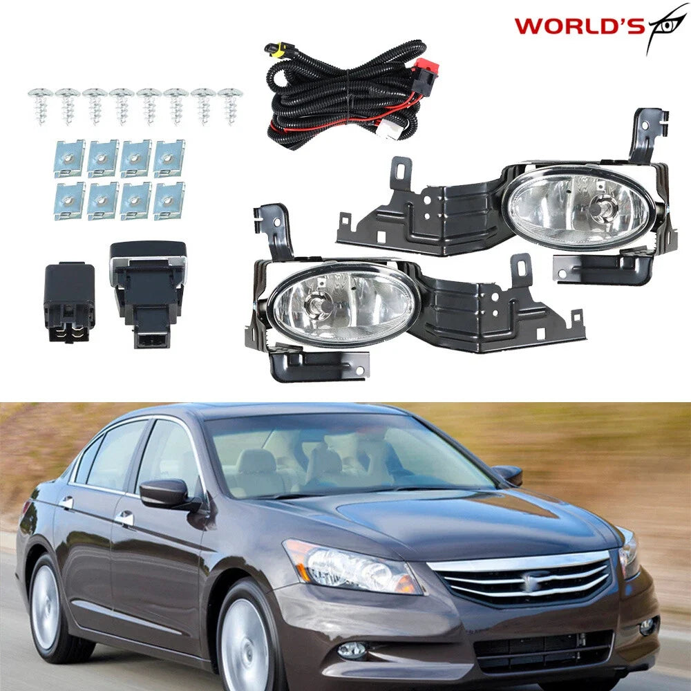 Fog Lights for Honda Accord Sedan (2011–2012) with Wiring and Switch