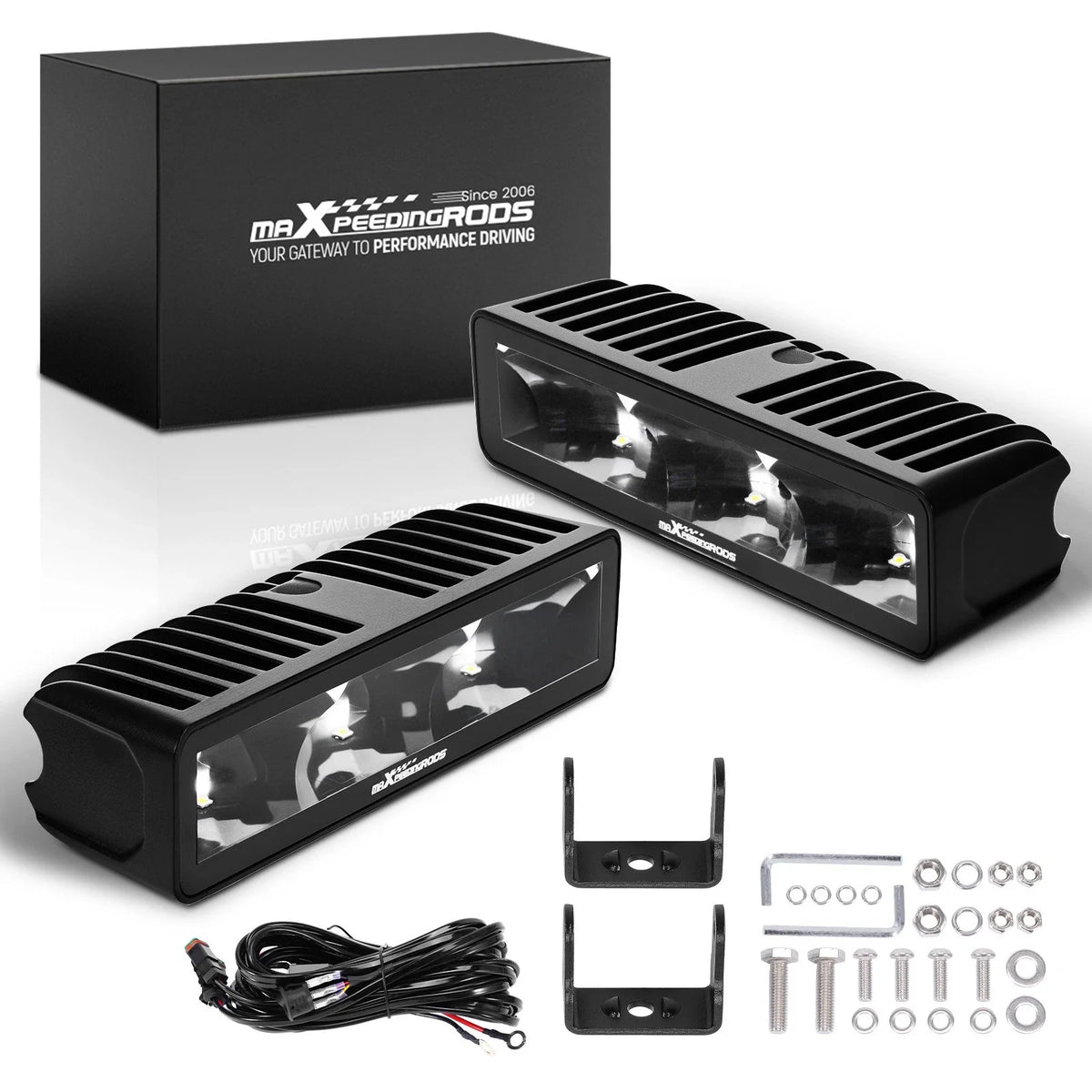 6 Inch LED Light Bar for Off-Road SUV Truck
