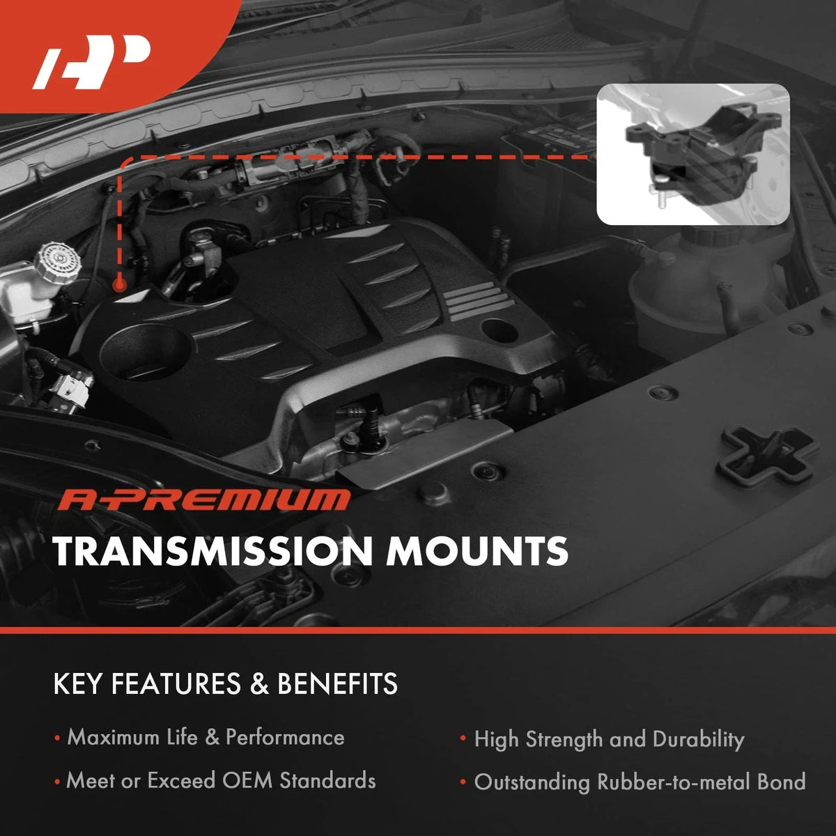 Transmission Mount for Honda CR-V 2017–2019 Automatic