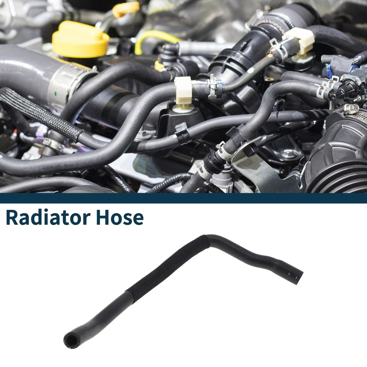 Radiator Hose for Audi A6 Quattro (2009–2011) 4F0145923A Rubber Lower