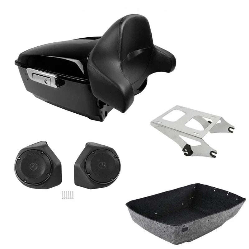 Backrest Pad Speakers for Harley Touring Models (2014-2023)