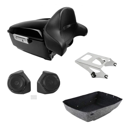 Backrest Pad Speakers for Harley Touring Models (2014-2023)