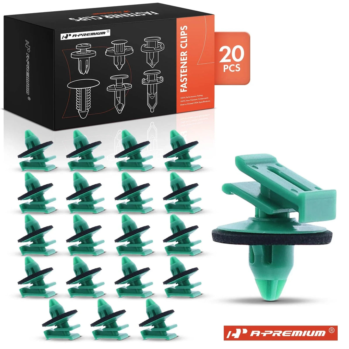 20x Nylon Rocker Panel Moulding Retainer Clip for Nissan
