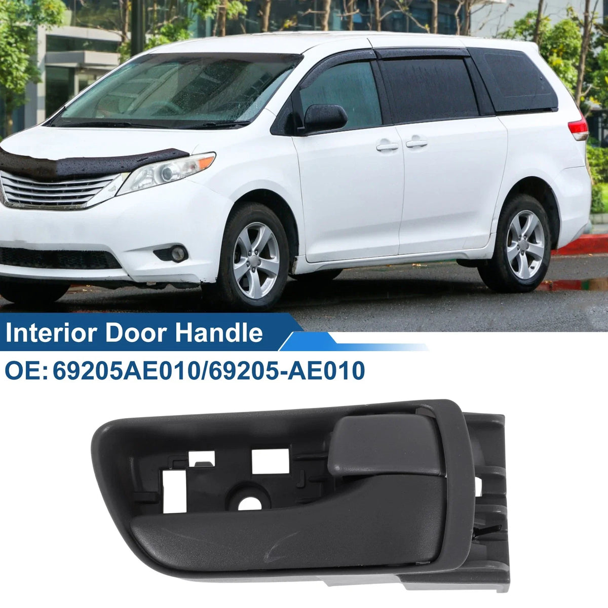 Front Driver Side Interior Door Handle for Toyota Sienna (2004–2010) No. 69205AE010