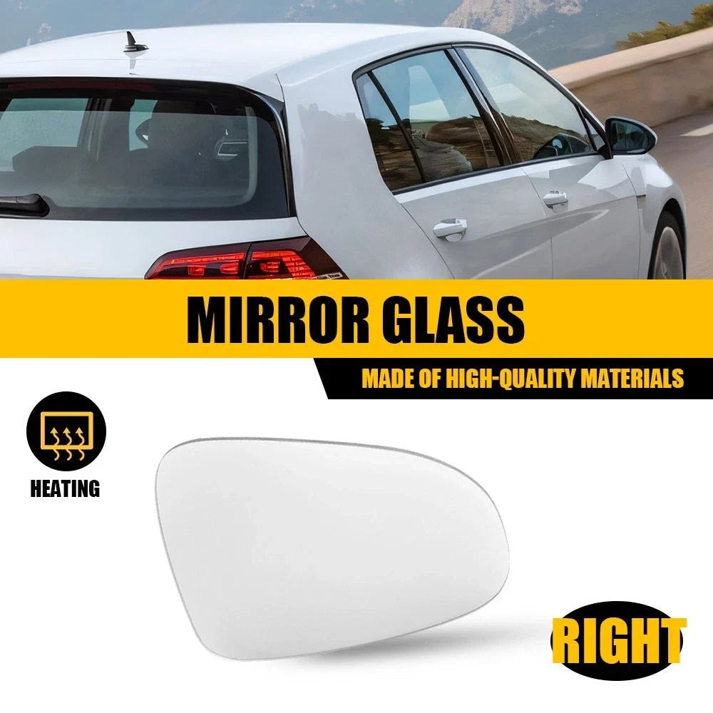 Heated Right Side Mirror Glass for Golf 2010–2014 5K0857522A EXV