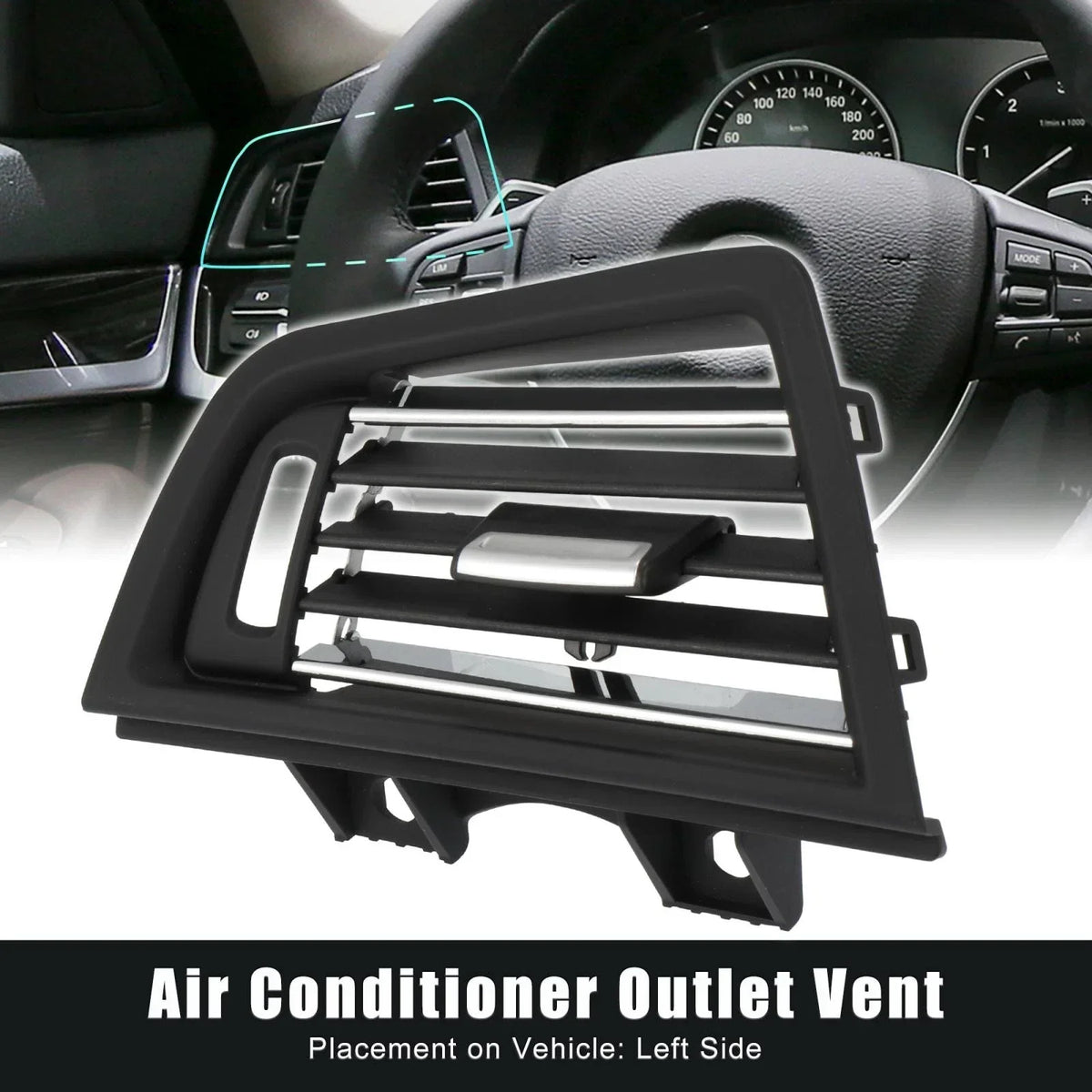 Front Left A/C Vent Grille for BMW 5 Series Model