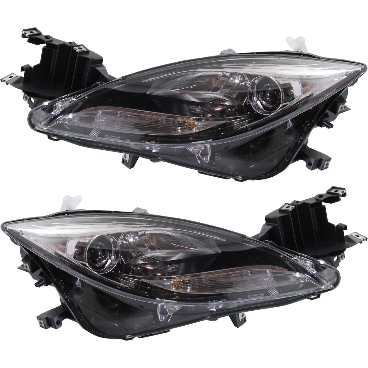 Headlight Set of 2 for Mazda 6 (2012–2013) Left & Right with Bulb