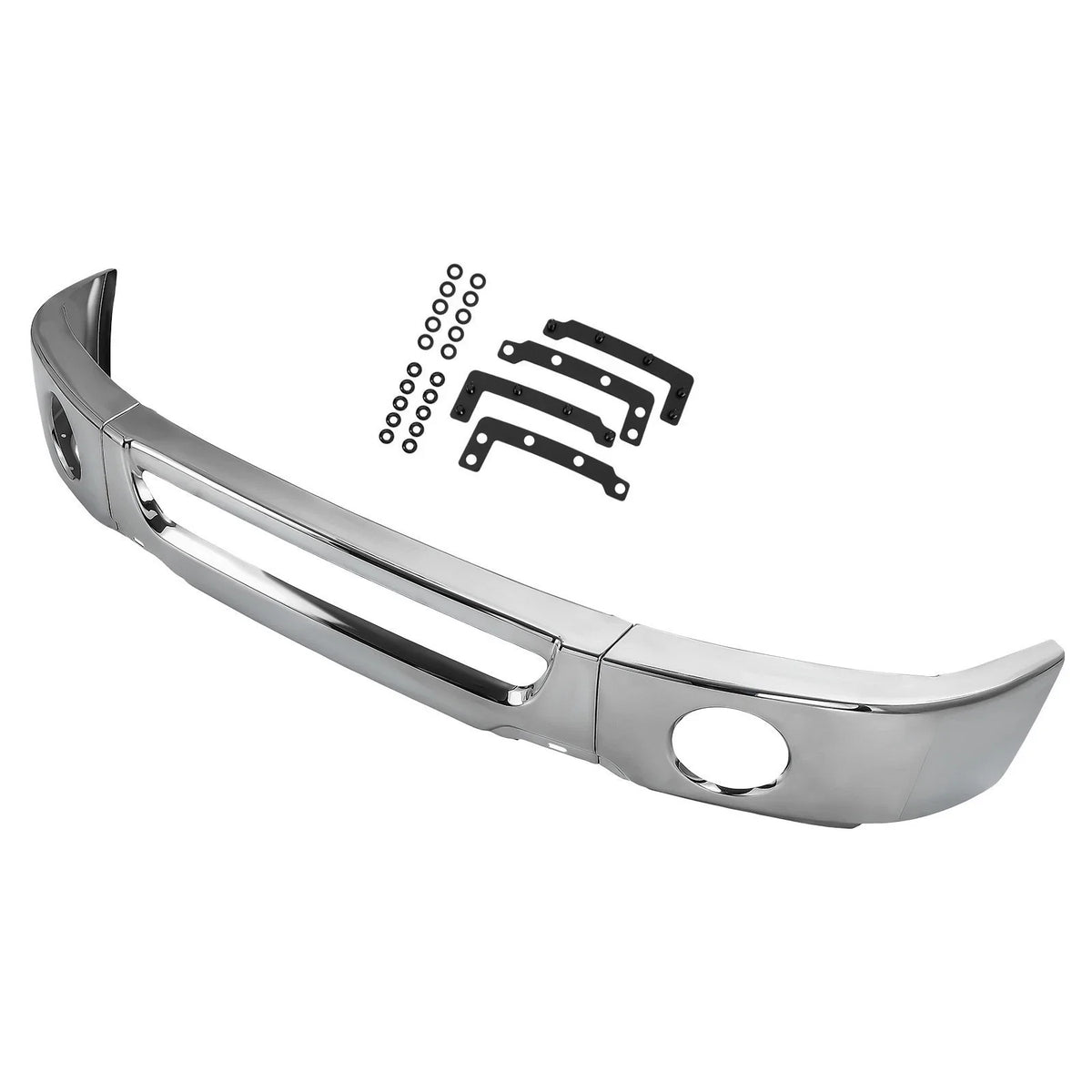 Chrome Steel Front Bumper for 2006–2008 Ford F-150 with Fog Light Openings