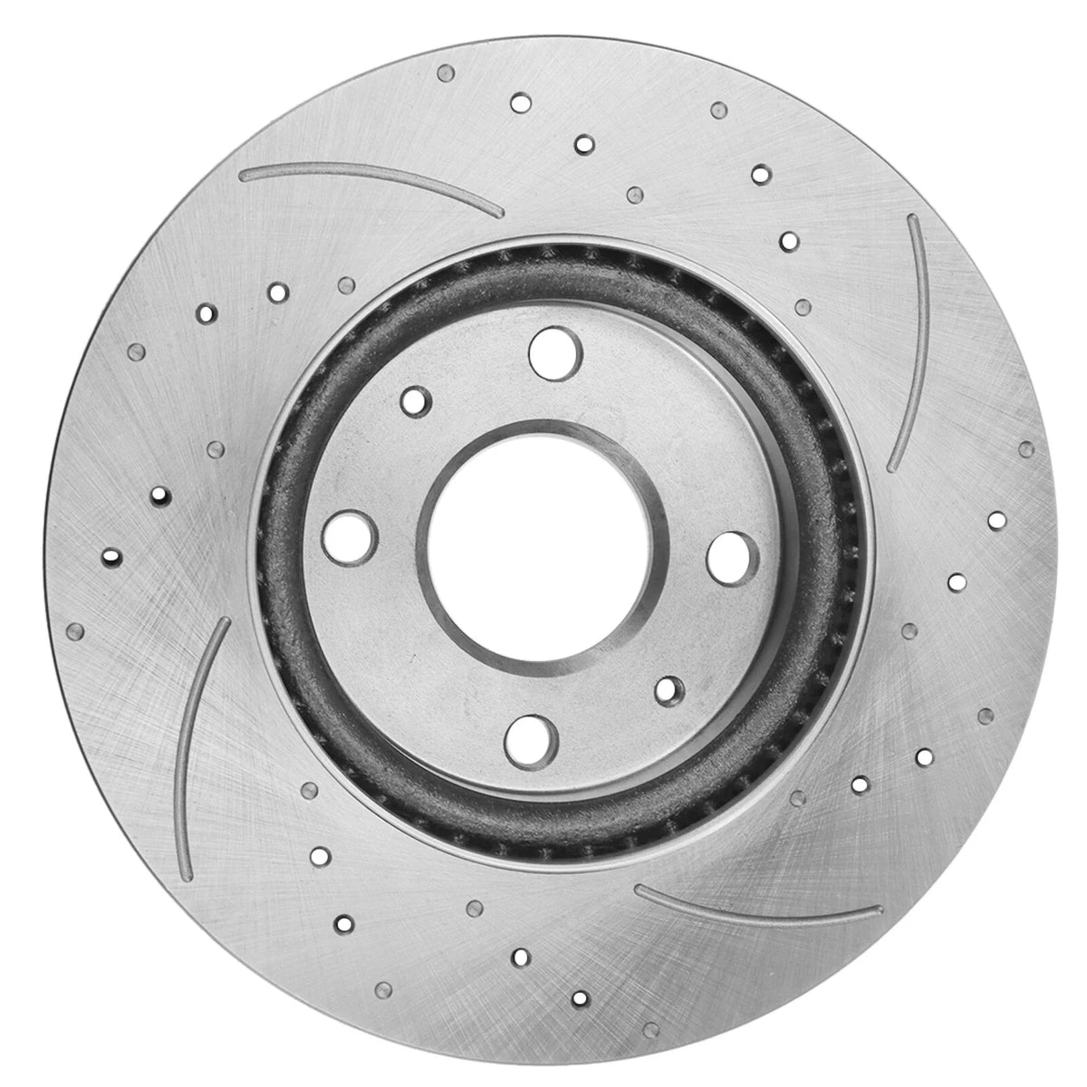 Front Brake Pads and Drilled Rotors for 2008-2011 Ford Focus