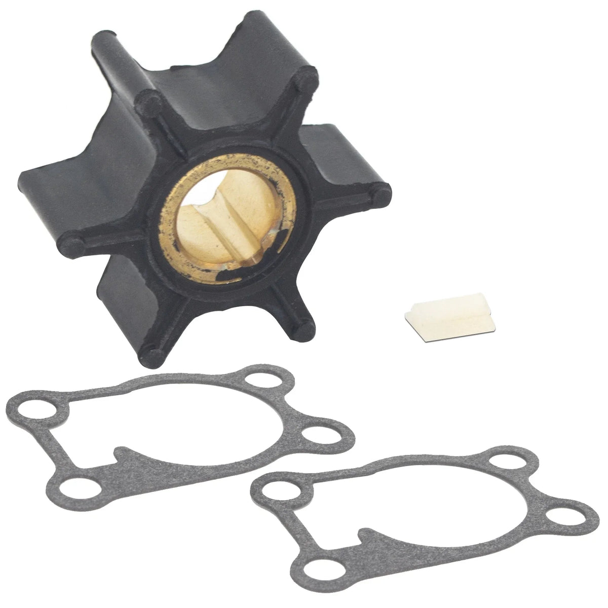 Water Pump Impeller with Gasket and Key for Johnson Evinrude 1970-2023