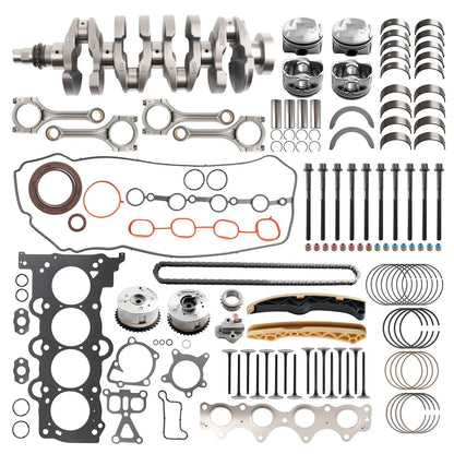 Timing Kit with Engine Piston Gasket Set & Crankshaft Rods for Hyundai KIA G4FJ