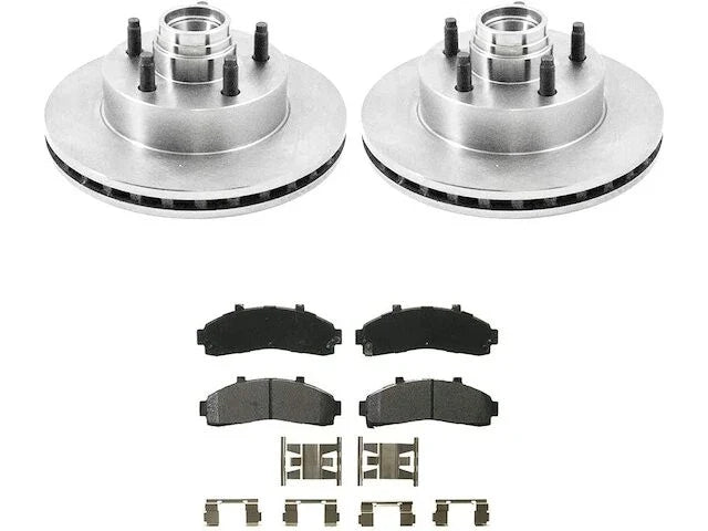 Front Brake Pad and Rotor Kit for Mazda B3000 (2001–2002) TV658PF