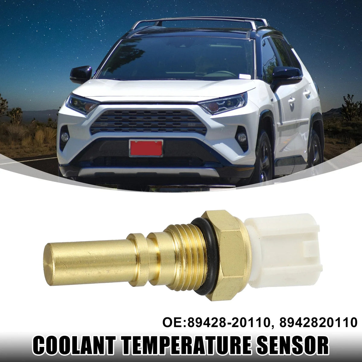 Coolant Temperature Sensor with Gasket for Toyota RAV4 (2001–2005) 89428-20110