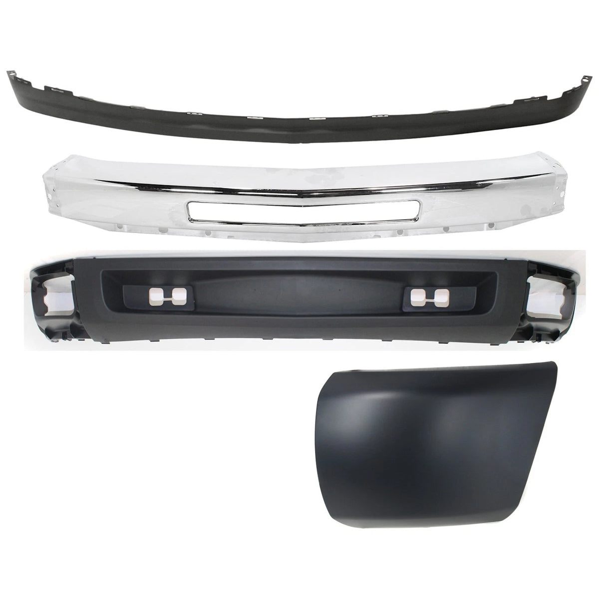 Bumper Kit for Silverado 1500 (2009–2013) Front Left 4pc