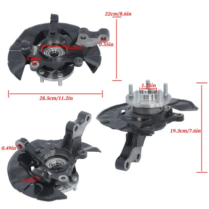 Front Left Wheel Hub Bearing Assembly 4321219015 for Toyota Corolla (2003–2008)