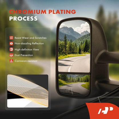 Manual Mirror Glass Set for Transit 150 250 350 2015-2019
