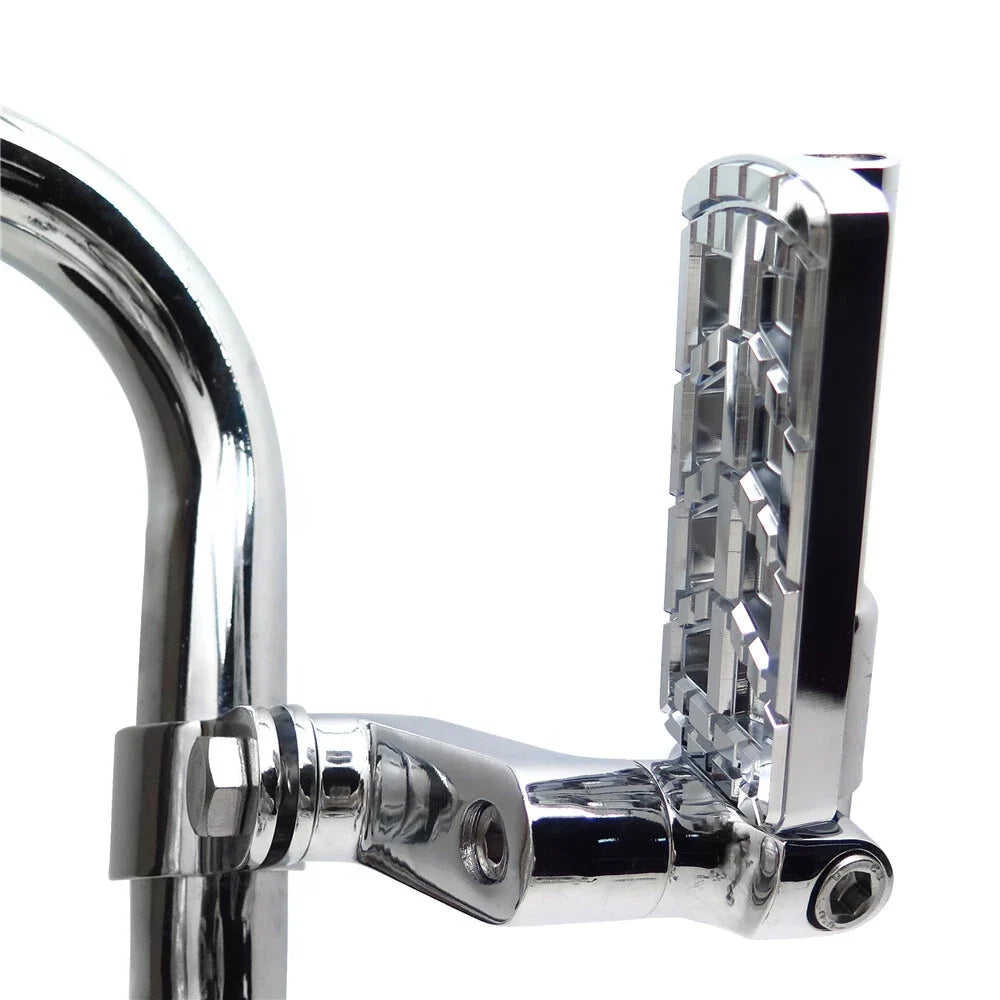 Chrome FootPeg CNC for Softail Harley (32mm, 1.25" Clamp)