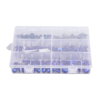 177PCS M5/M6 Fairing Bolt Kit for Sportbikes (Universal Fit)