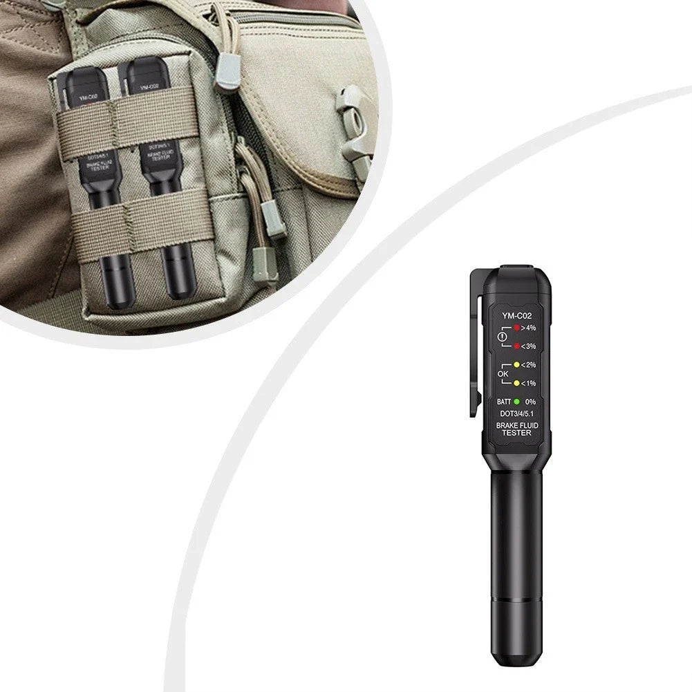 Brake Oil Tester with 5 LED Indicators for Accurate Moisture Detection