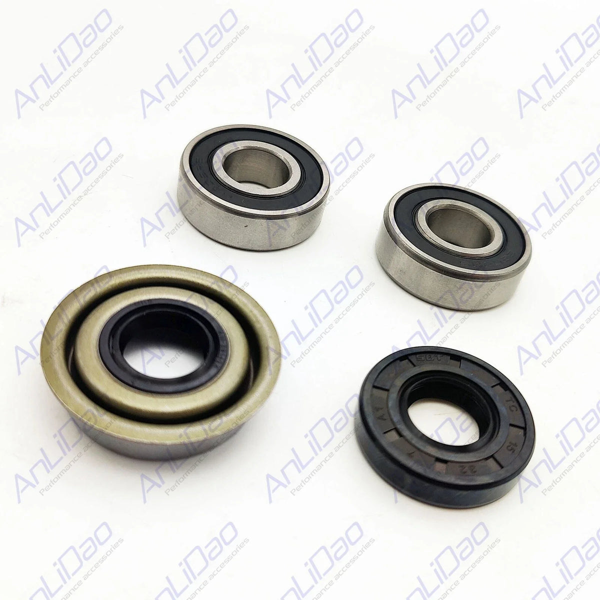 Brass Sea Water Pump Bearing & Seal Kit for Mercruiser (46-8M137216, 46-8M0137217)