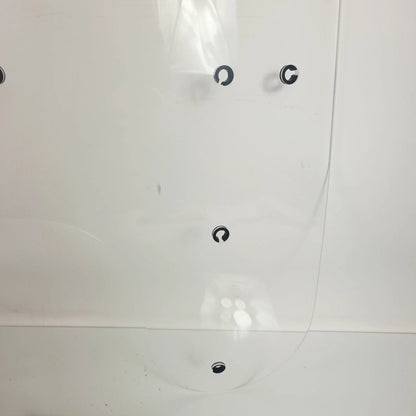 Clear Plastic Windshield 17 Inch for Memphis Shades MEP6230 FX/R/D/L