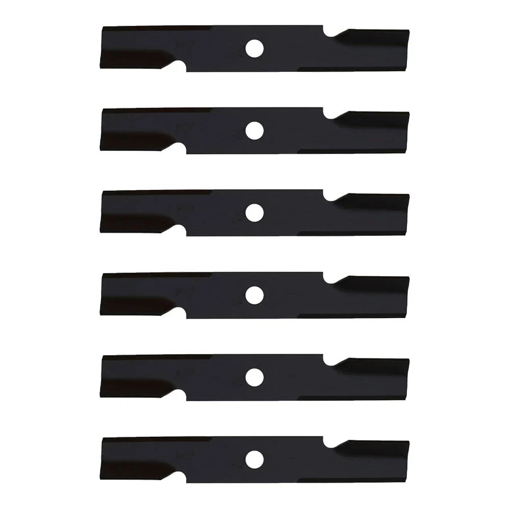 Set of 6 High Lift Mower Blades for Exmark Zero Turn Mower (48" Deck) Repl. 103-6401-S