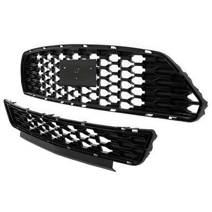 Front Grille Assembly for Ford Mustang 2015–2017 - Upper & Lower