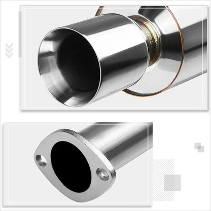 4" Rolled Tip Catback Exhaust for 2002-2005 Honda Civic Si EP3