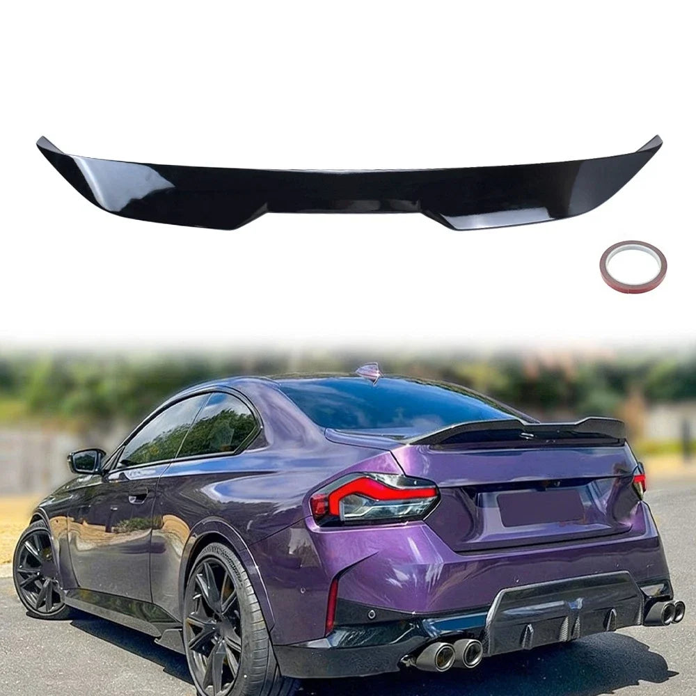 Trunk Spoiler MP Style in Gloss Black for BMW G42 M240i M2 G87 2022-2026