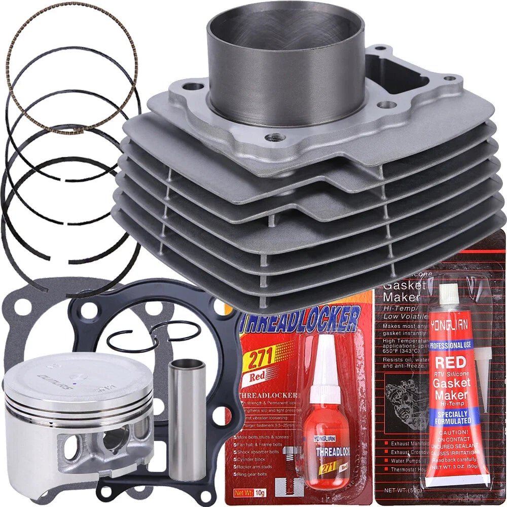 Top End Kit with Cylinder Piston Gasket for Rancher 350 2000-2006
